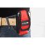 Handytasche Nylon Klettverschluss rot/schwarz