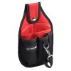 Werkzeugtasche Nylon 6 Taschen rot/schwarz
