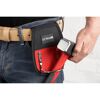 Hammerhalter Nylon Gürtelclip rot/schwarz