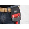 Hammerhalter Nylon Gürtelclip rot/schwarz