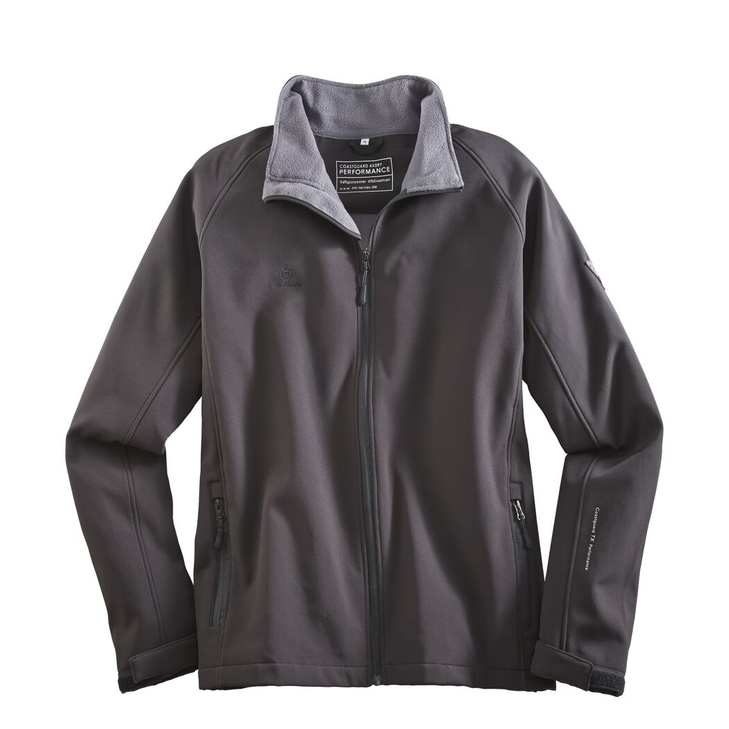 Graue Softshelljacke Coastguard 4XDry Performance