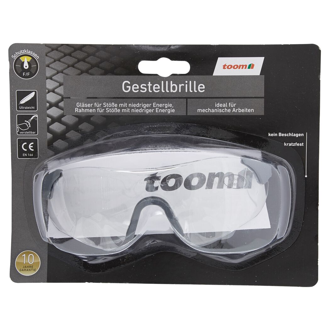 toom Gestellbrille, kratzfest und beschlagfrei
