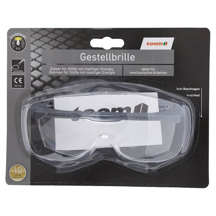 toom Gestellbrille, kratzfest, kein Beschlagen