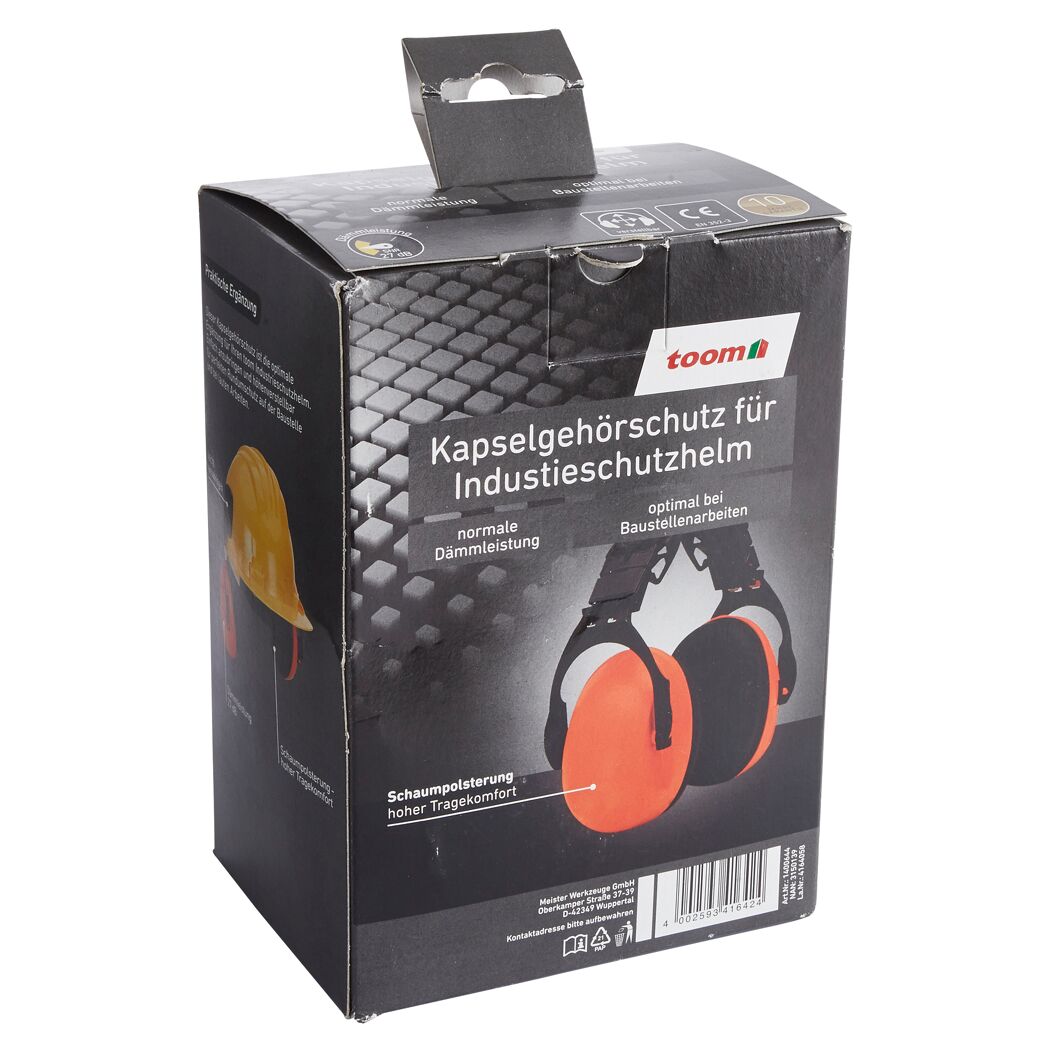 toom Kapselgehörschutz für Industriehelme in Verpackung
