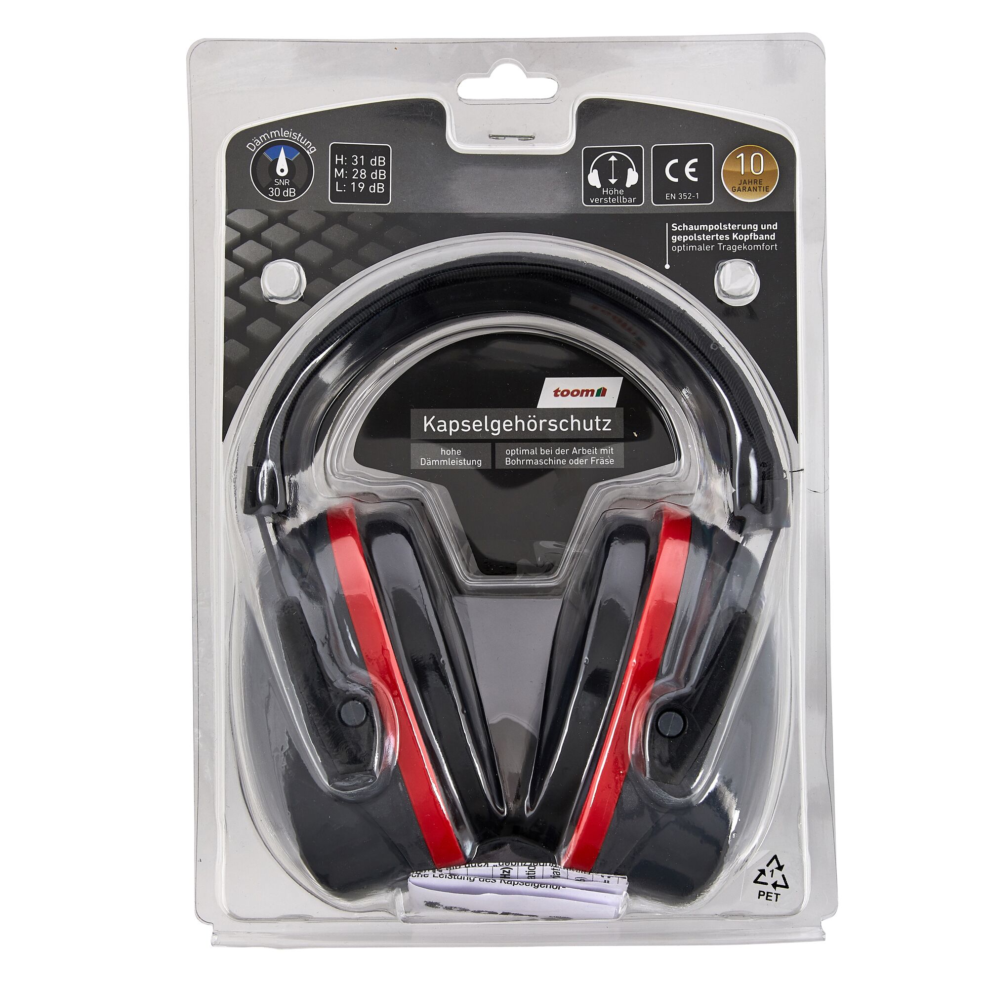 toom Kapselgehörschutz in Verpackung
