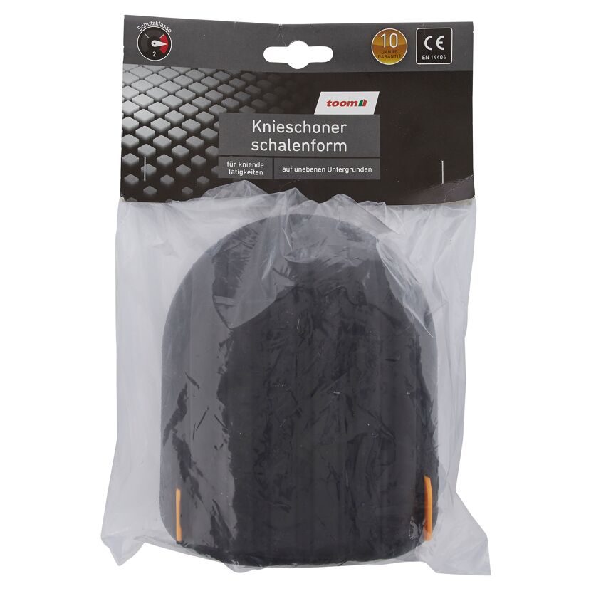 Schwarze Knieschoner in Schalenform von toom
