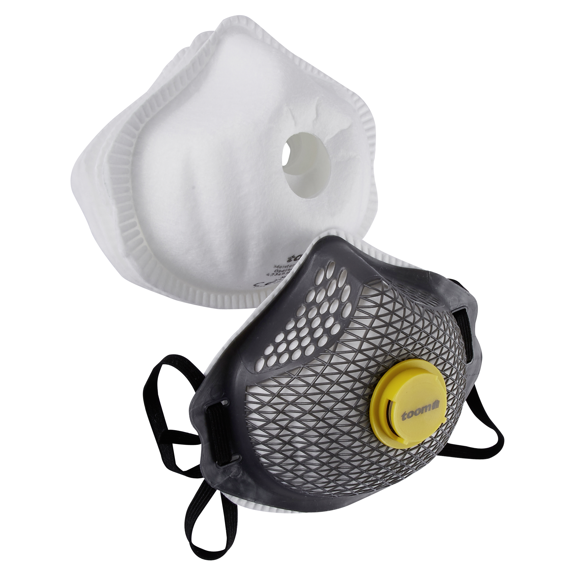 FFP1-Atemschutz-Netzmaske mit 5 Filtern, wiederverwendbar + product picture