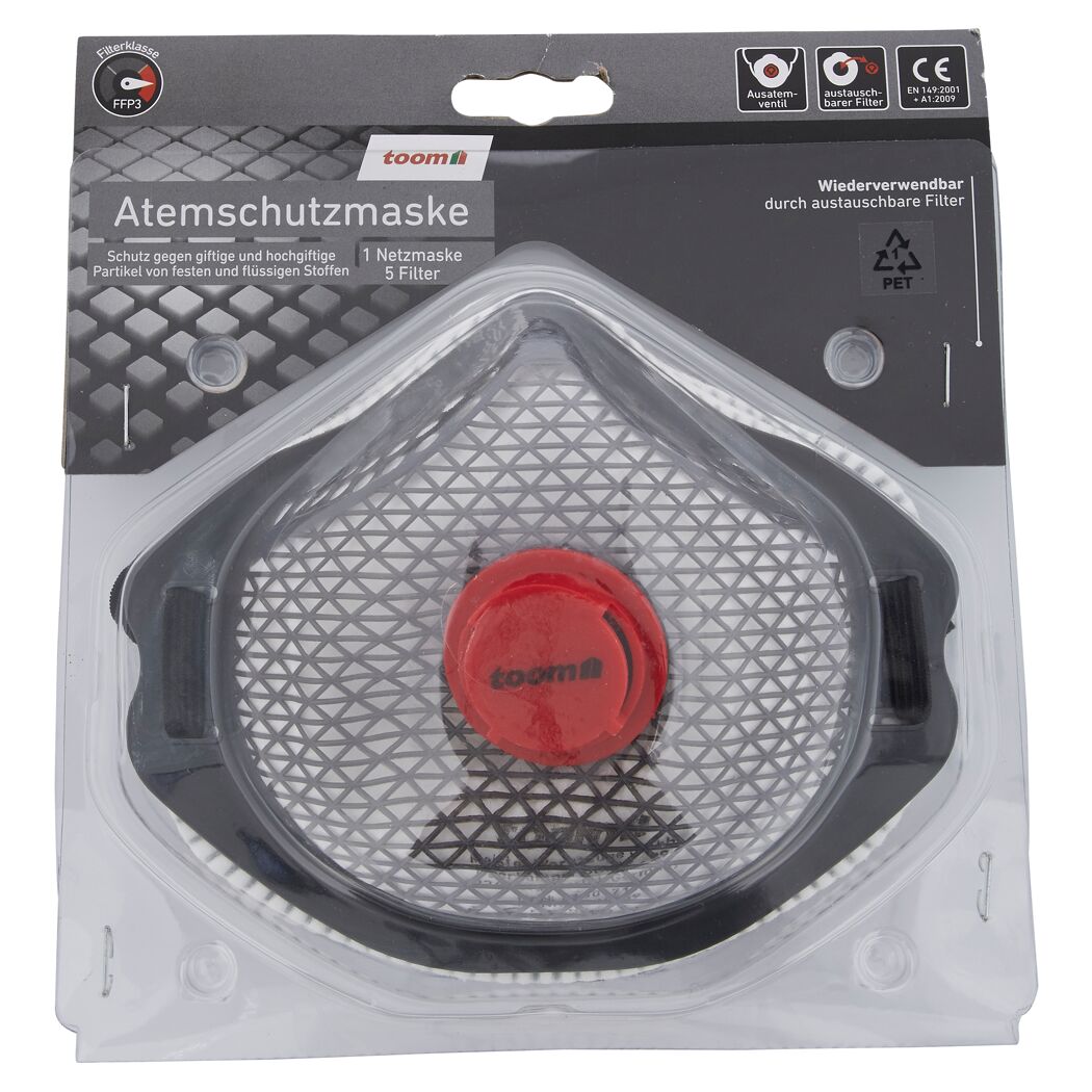 Atemschutzmaske FFP3 von toom