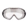 Graue Vollsichtschutzbrille mit Kopfband