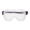 Durchsichtige Vollsichtschutzbrille mit schwarzem Kopfband.