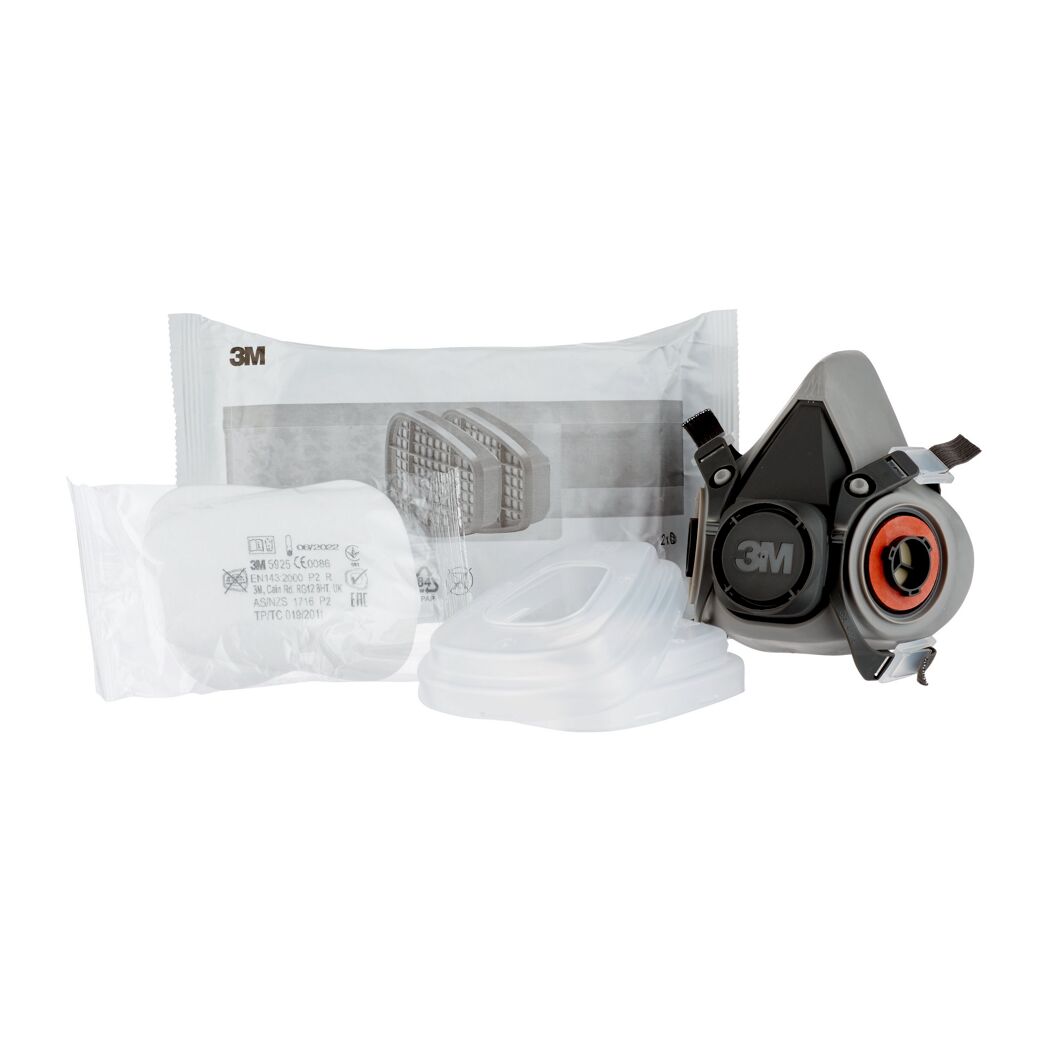 3M Halbmaske mit Filtern und Vorfilter