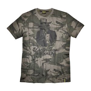 T-Shirt 'Workwear' olive/camouflage S, Baumwolle