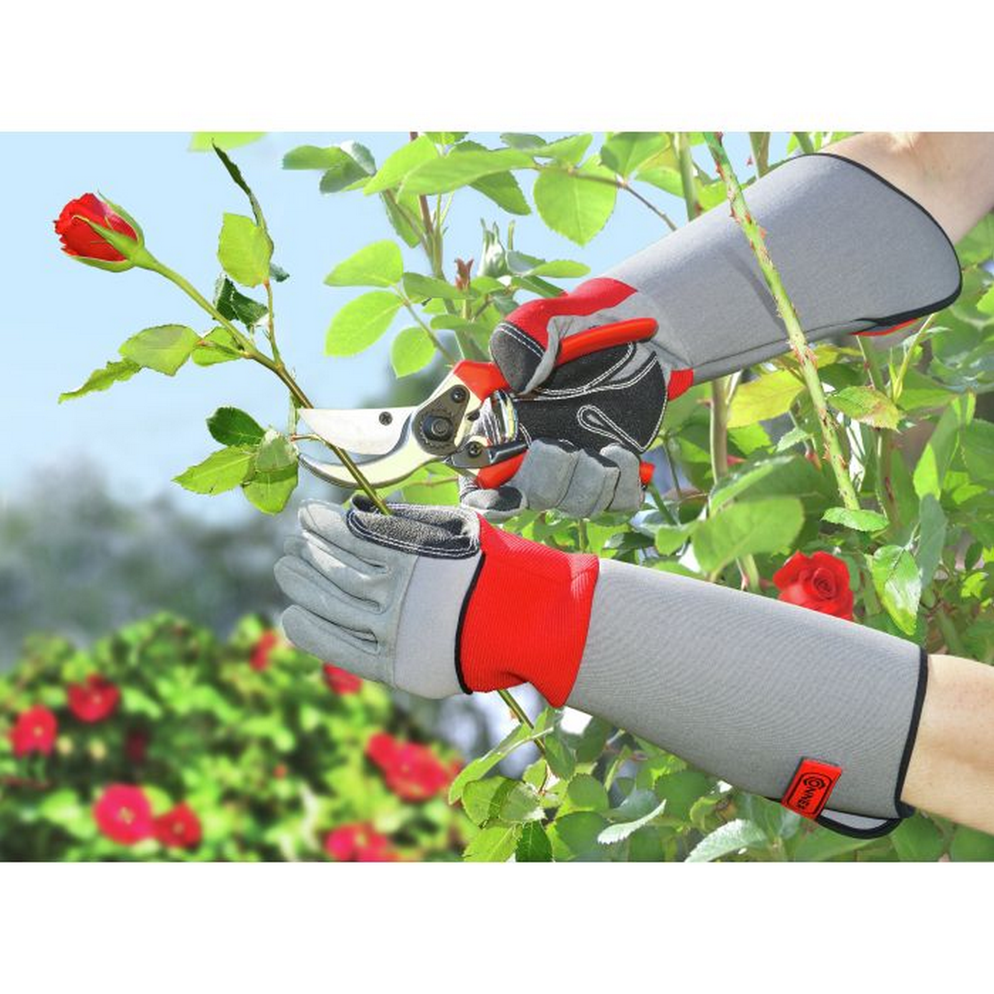 Gartenhandschuhe Kunstleder Gr. 8