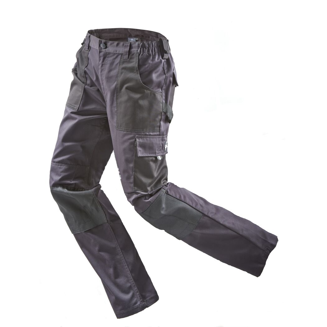 Anthrazitfarbene Arbeitsbundhose