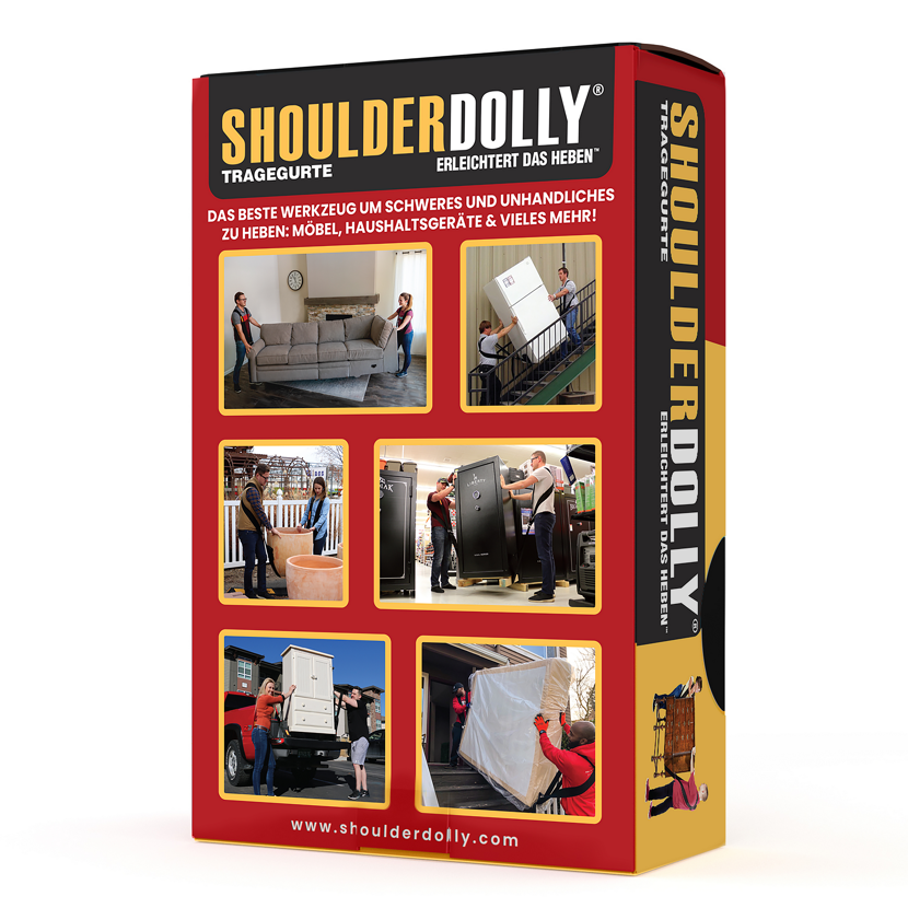 ShoulderDolly Tragegurte für Möbel und schwere Gegenstände