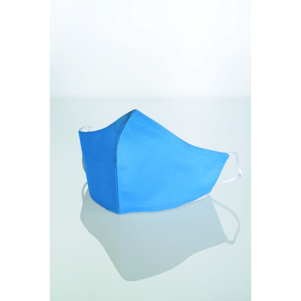 Blaue Gesichtsmaske