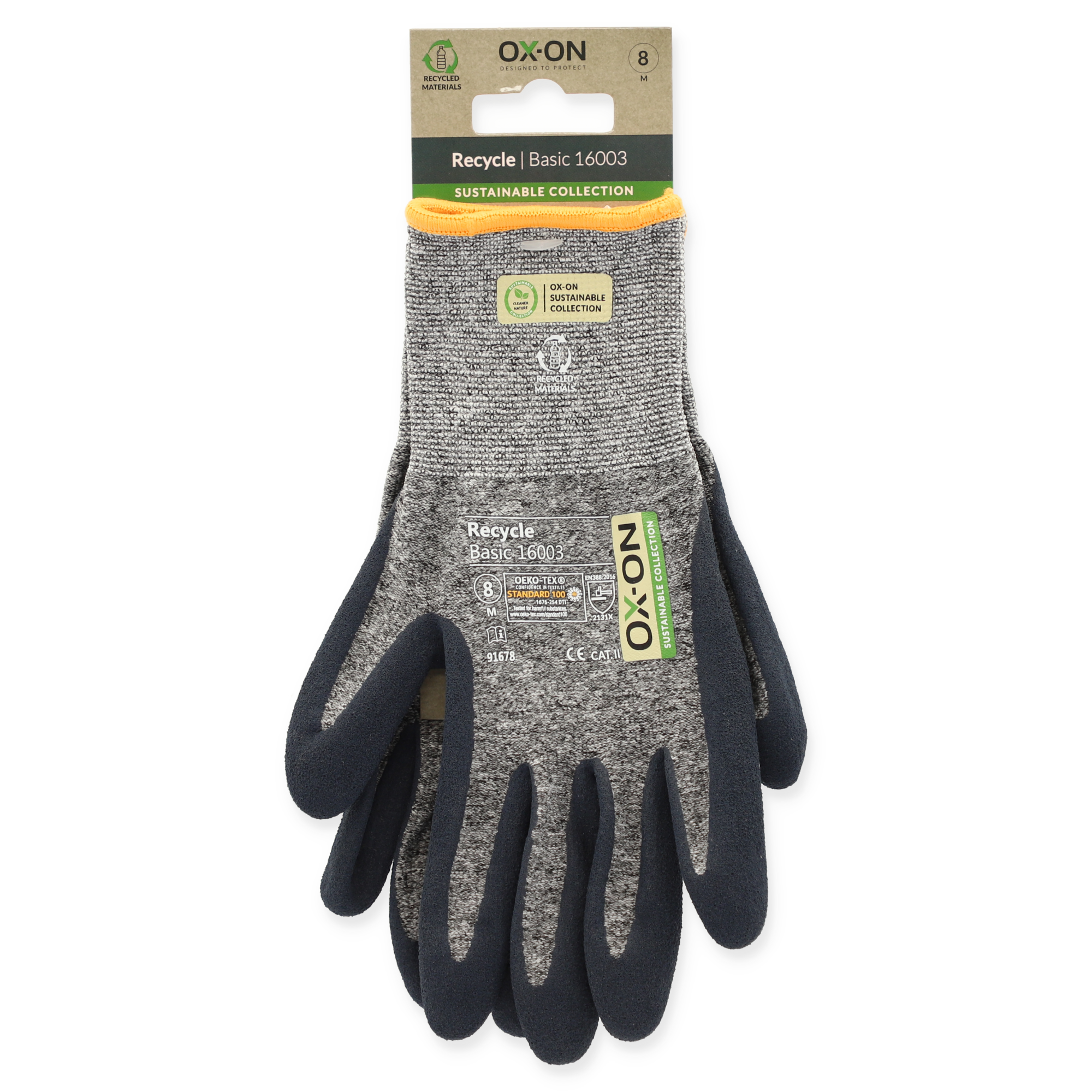 Handschuhe 'Recycle Basic 16003' grau Gr. 9 + product picture