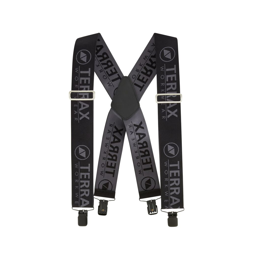 Schwarze Hosenträger von TERRAX WORKWEAR