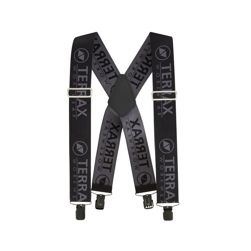 Schwarze Hosenträger von TERRAX WORKWEAR