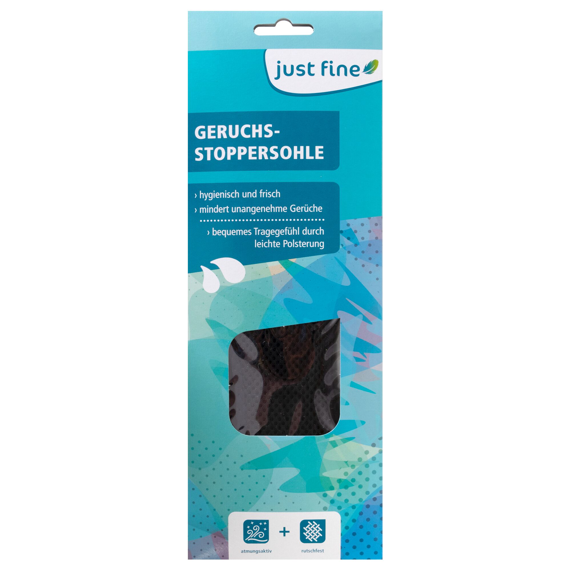 Just Fine Geruchsstopper-Sohle in Verpackung
