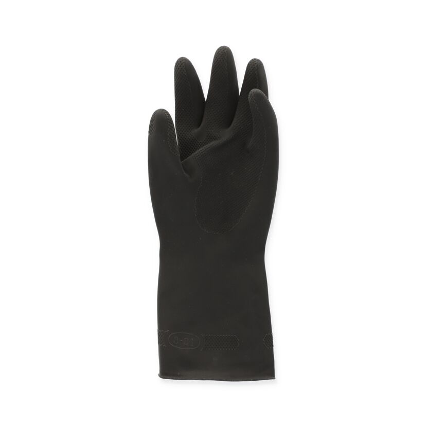 Schwarzer Chemiehandschuh