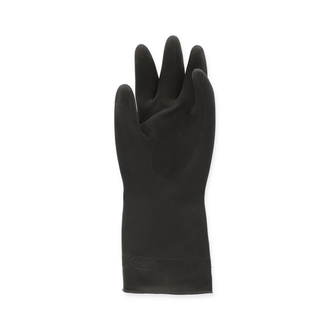 Schwarzer Chemiehandschuh