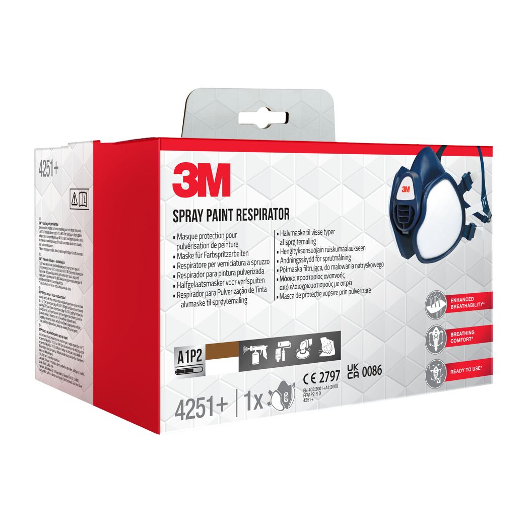 3M Sprühlack-Atemschutzmaske 4251+
