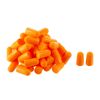 Ein Haufen orangefarbener Gehörschutzstöpsel