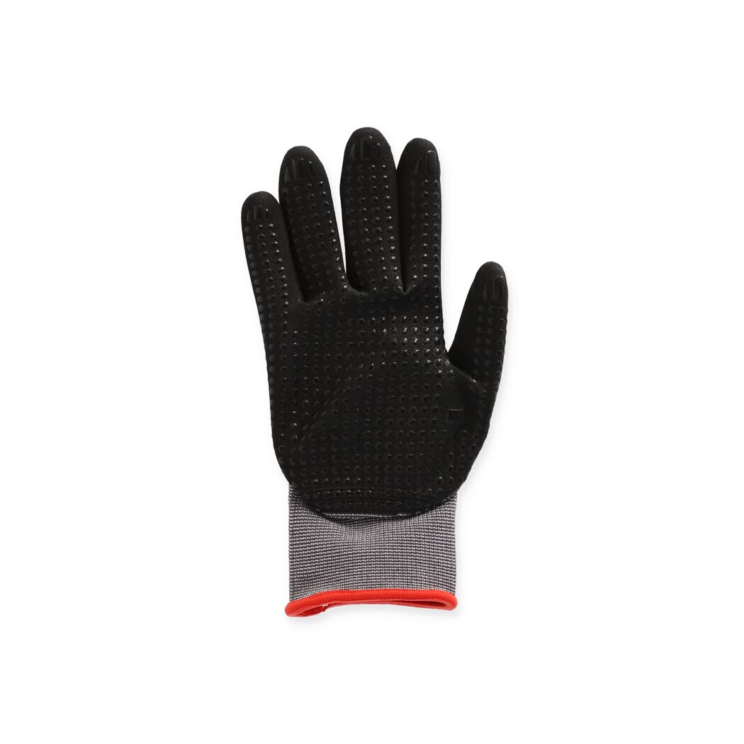 Schwarzer Arbeitshandschuh mit Noppen