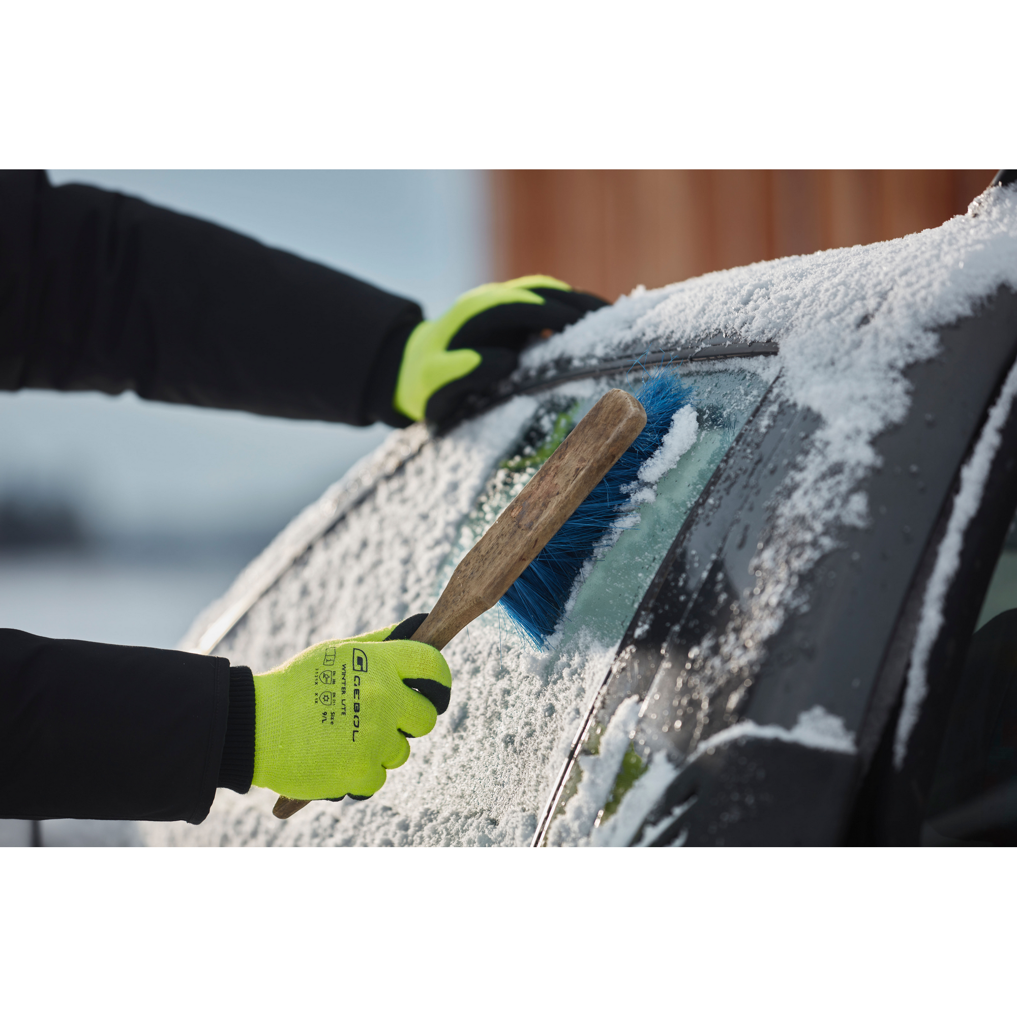 Handschuh 'Winter Lite' grün / schwarz  Gr. 9