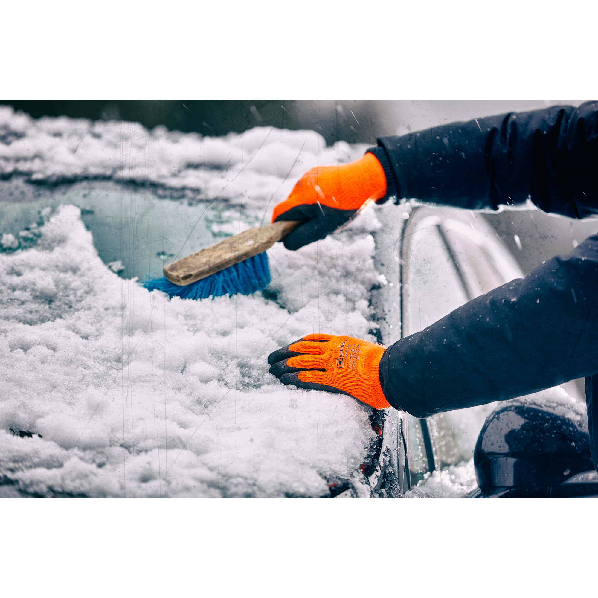 Handschuh 'Winter Grip' orange Gr. 11