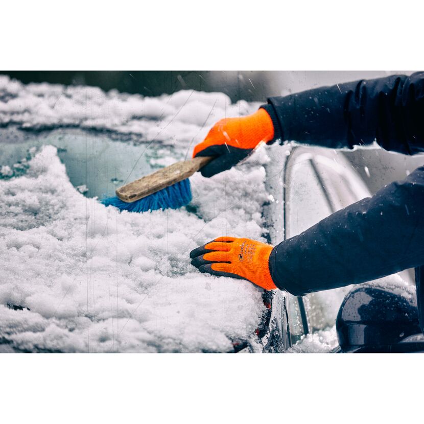 Handschuh 'Winter Grip' orange Gr. 8