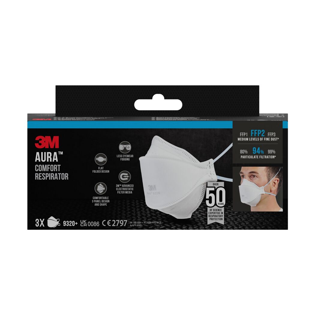 3M Aura 9320+ FFP2 Atemschutzmaske