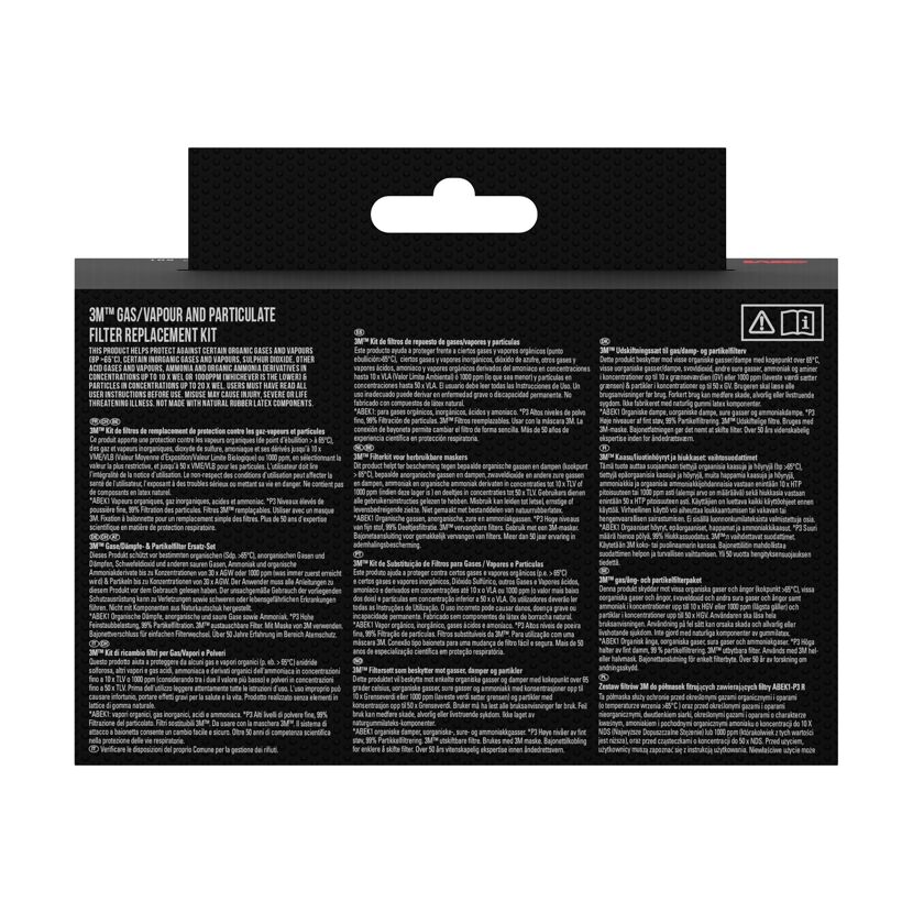 3M Filterset für Gas, Dampf & Partikel