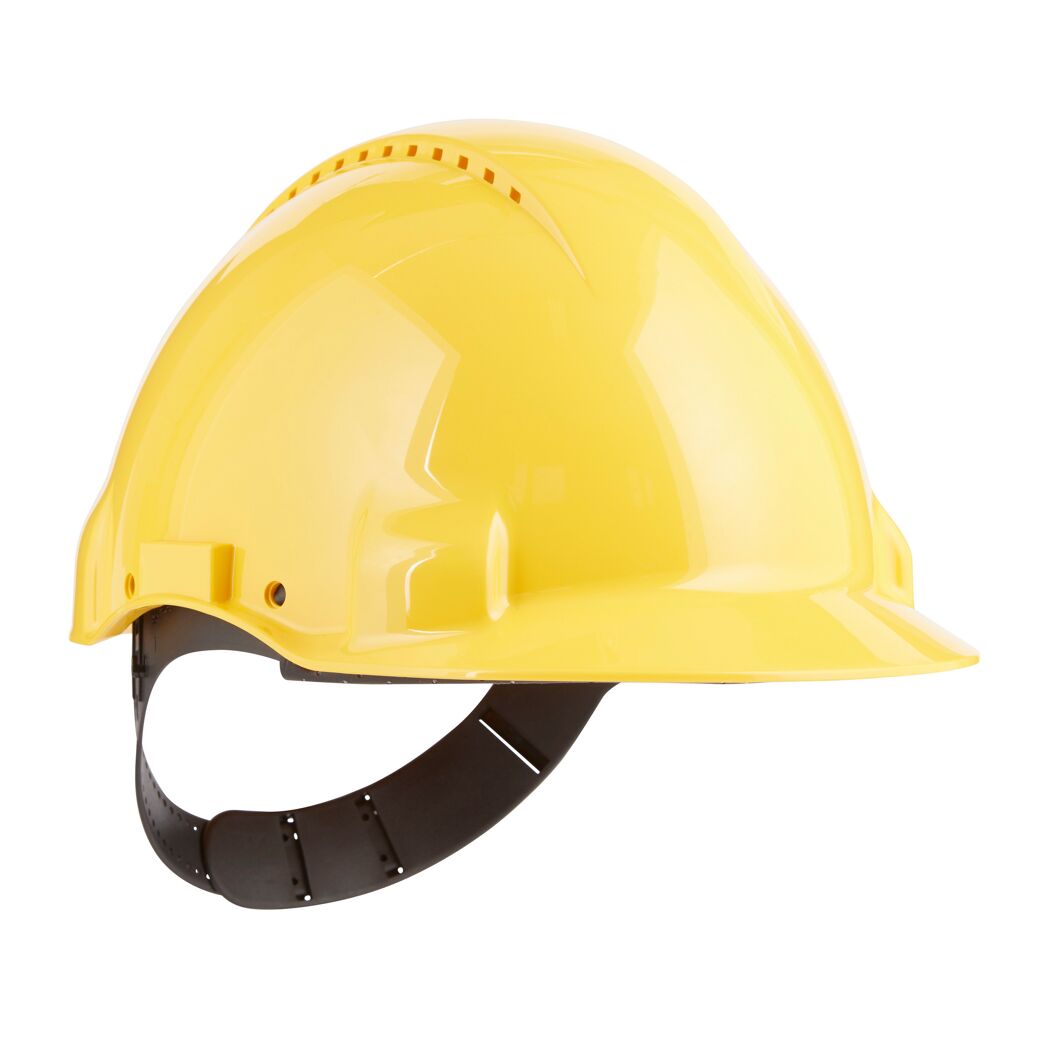 Gelber Schutzhelm