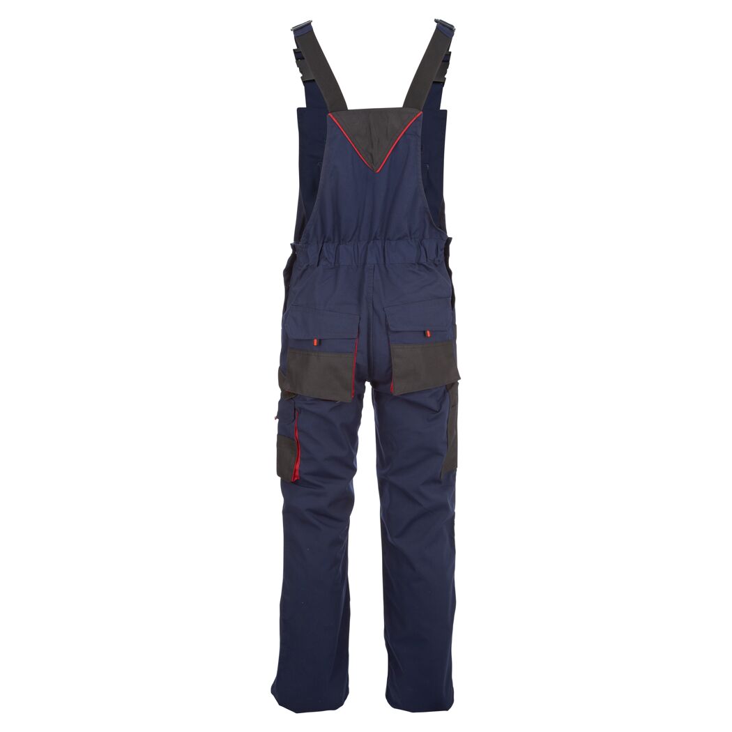 Arbeitslatzhose marineblau/rot Gr. 48