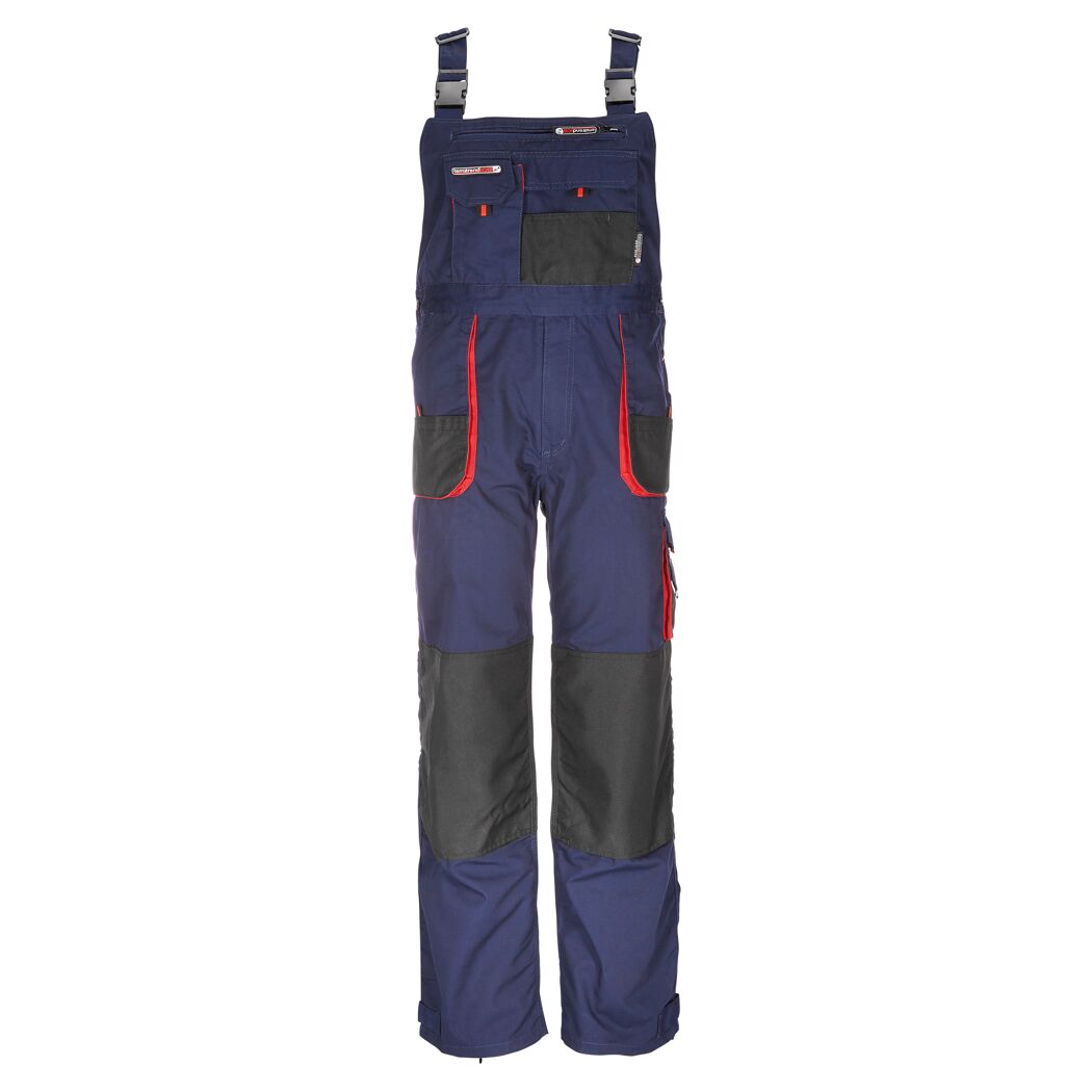 Arbeitslatzhose marineblau/rot Gr. 50