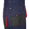 Arbeitslatzhose marineblau/rot Gr. 50