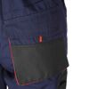 Arbeitslatzhose marineblau/rot Gr. 50