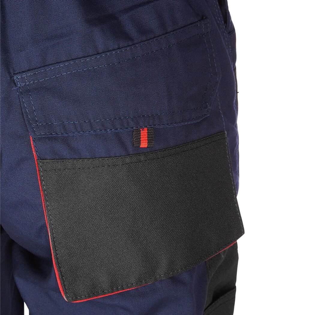 Arbeitslatzhose marineblau/rot Gr. 50