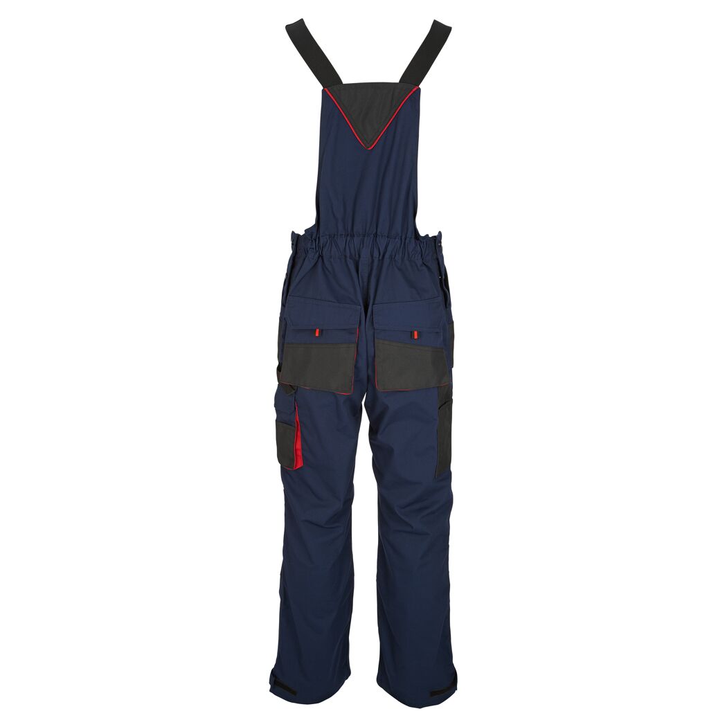 Arbeitslatzhose marineblau/rot Gr. 54