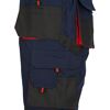 Arbeitslatzhose marineblau/rot Gr. 54
