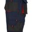 Arbeitslatzhose marineblau/rot Gr. 54