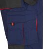 Arbeitshose marineblau/rot Gr. 54