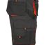 Arbeitslatzhose grau/orange Gr. 48