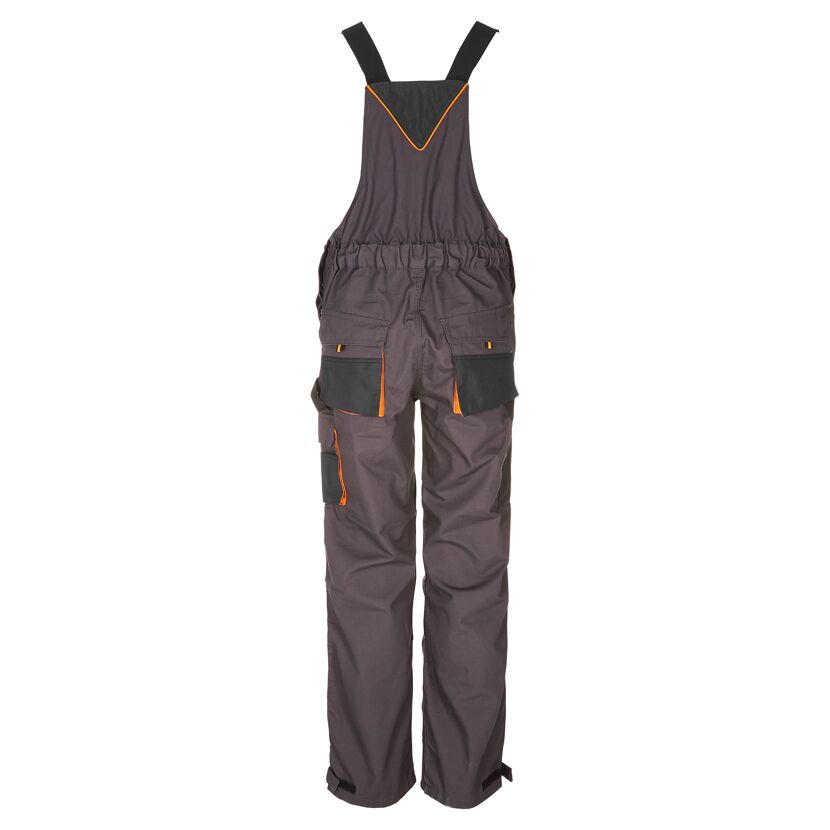Arbeitslatzhose grau/orange Gr. 52