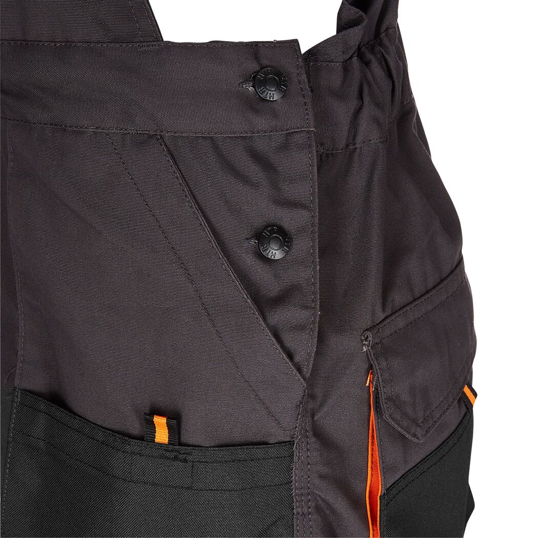 Arbeitslatzhose grau/orange Gr. 52