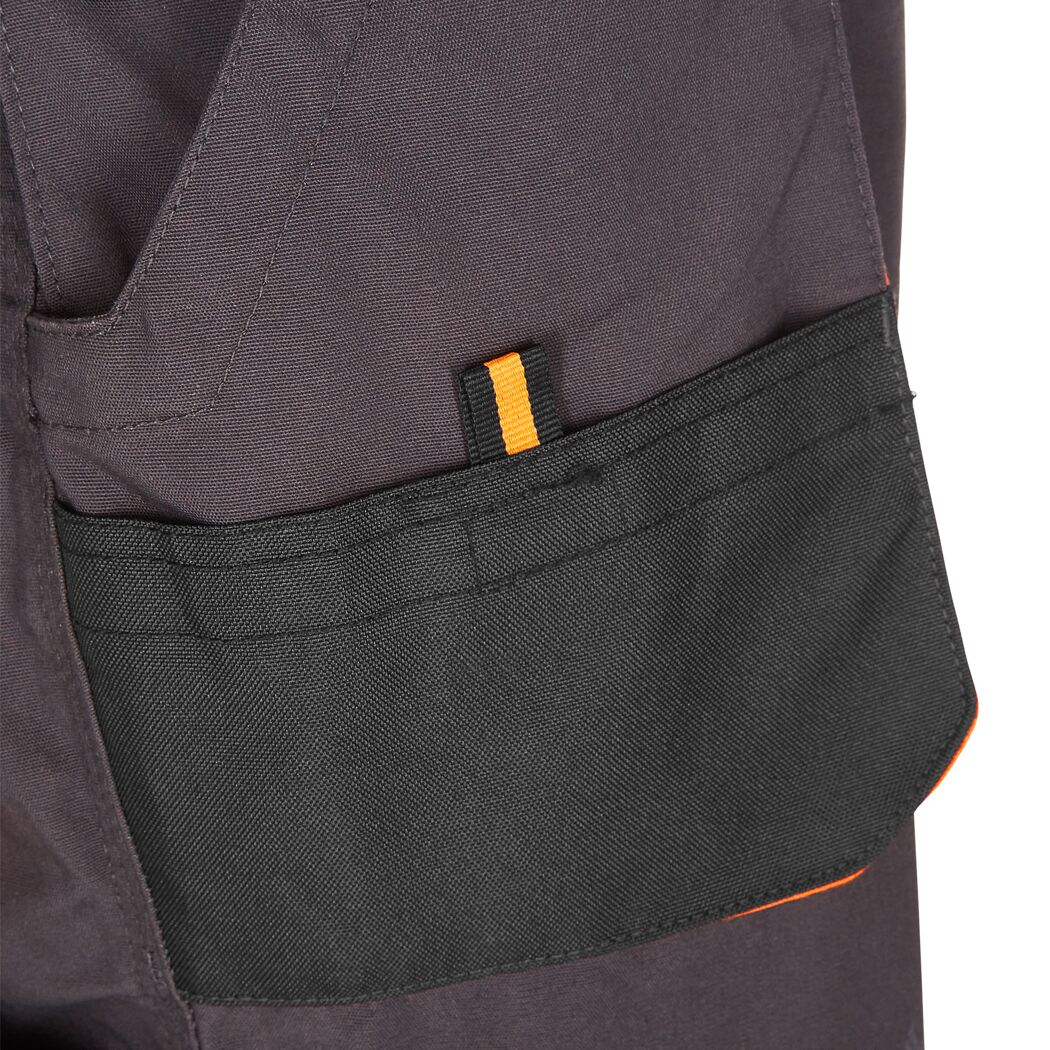 Arbeitslatzhose grau/orange Gr. 52