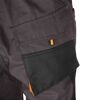 Arbeitslatzhose grau/orange Gr. 52