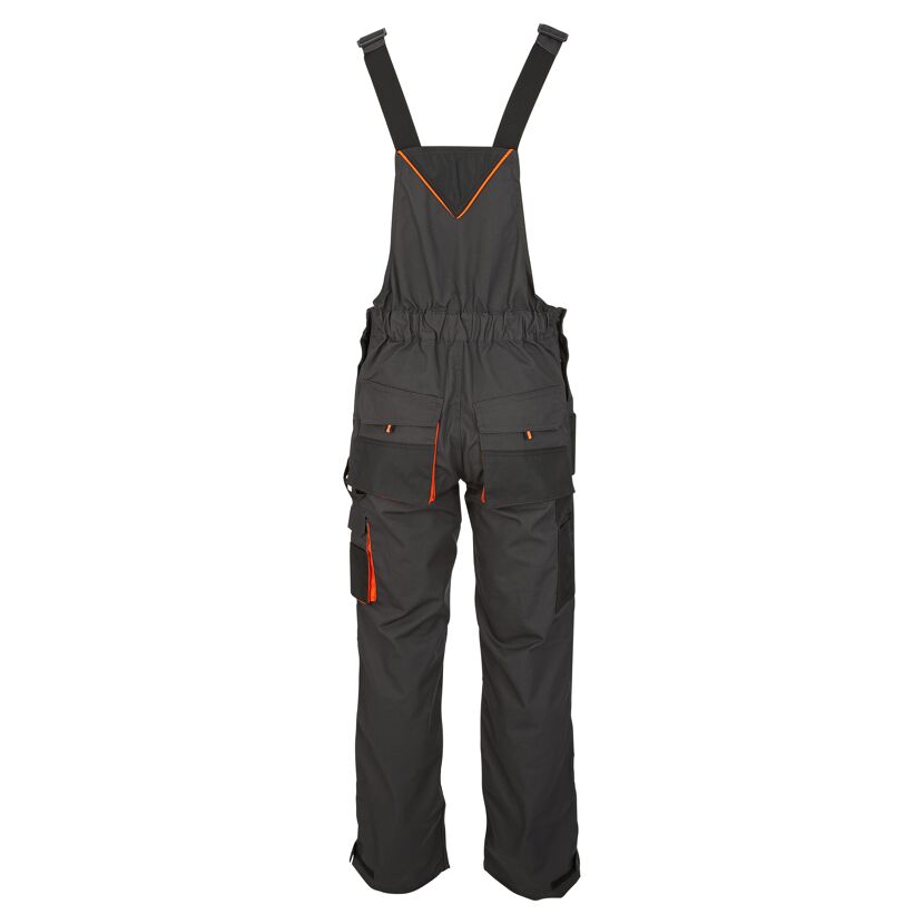 Arbeitslatzhose grau/orange Gr. 56